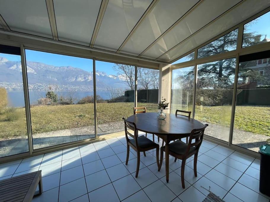 La Roseliere Sud, Vue Lac & Jardin Sevrier Bagian luar foto